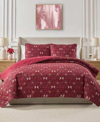 Winter Diamond 3-Piece Quilt Set, King
