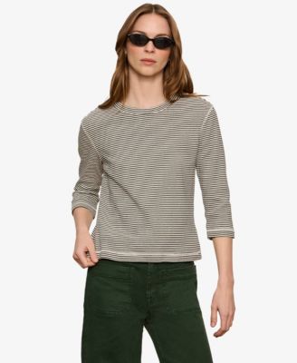 Women's 3/4-Length-Sleeve Crewneck T-Shirt
