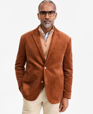 Men's Regular-Fit Corduroy Notch-Lapel Blazer