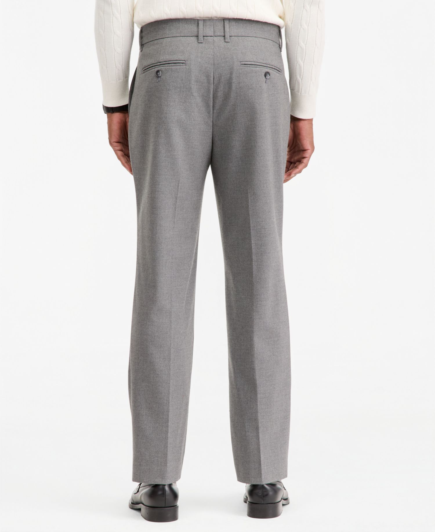 Men's Wool-Blend Flat-Front Pants, Macy's Exclusive