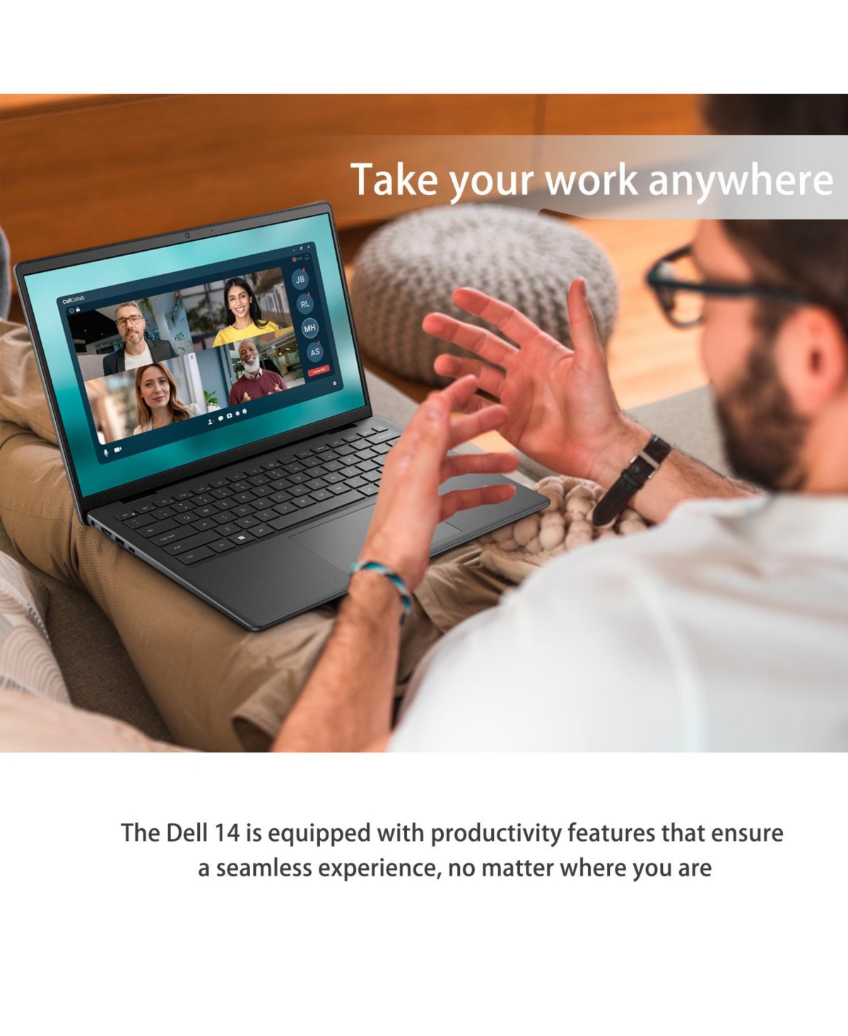 Dell 14 14inch Traditional Laptop Intel Core 5 32GB Ram Intel Graphics 2TB Ssd Storage Windows 11 Pro 60Hz