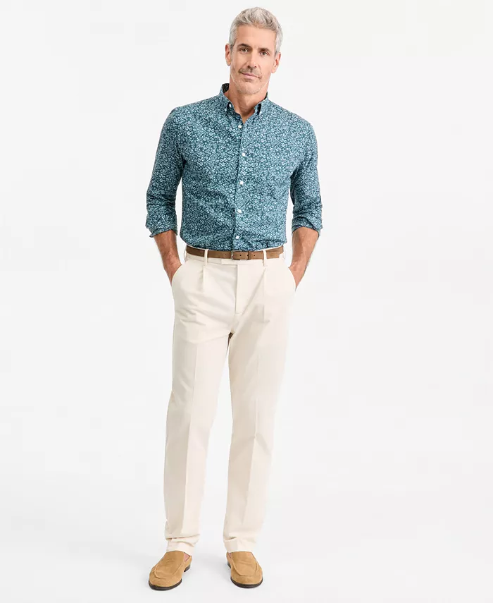 Men's Floral Poplin Button-Down Shirt - thumbnail 3