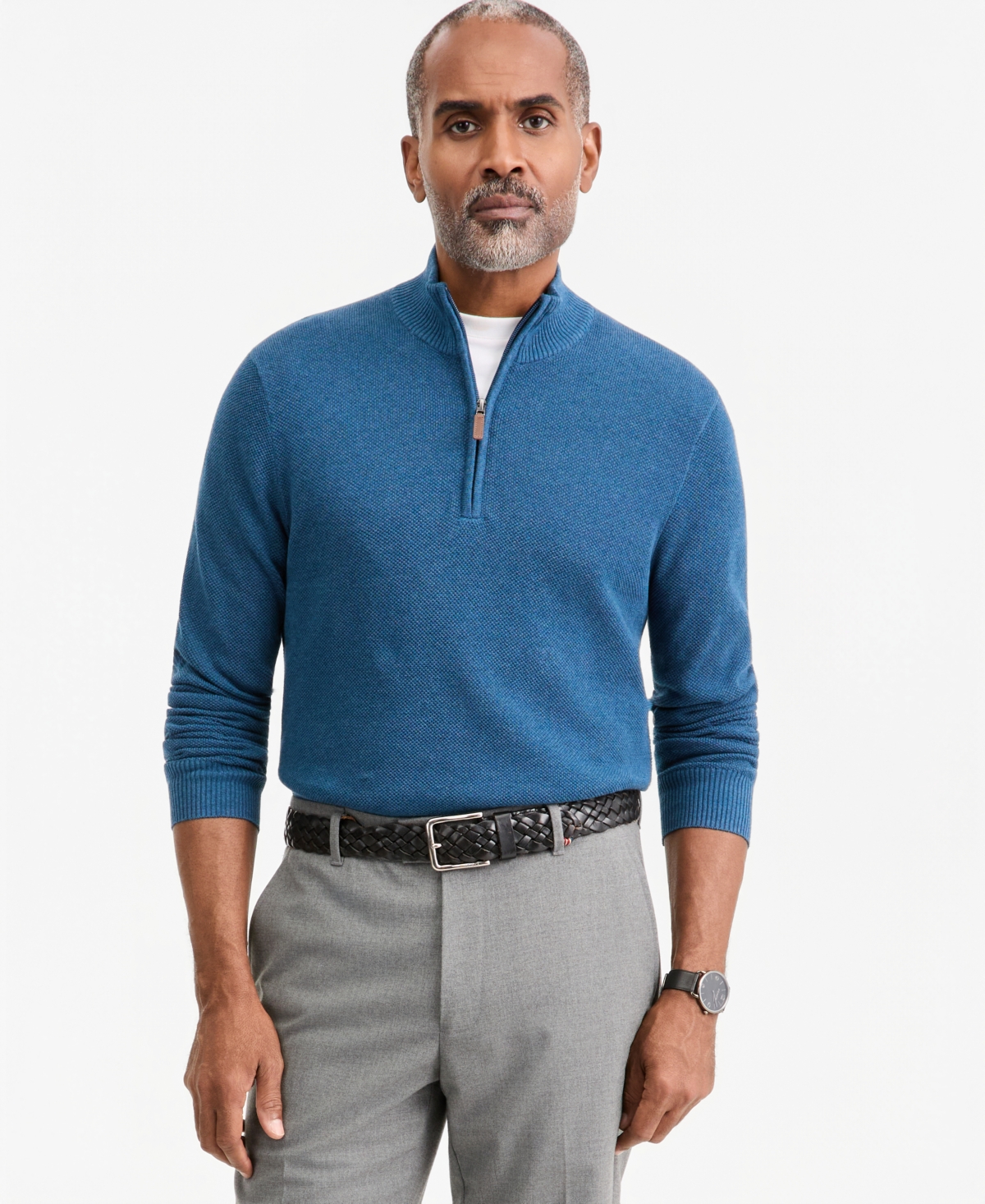 Club Room Men's Quarter-Zip Sweater, Macy's Exclusive