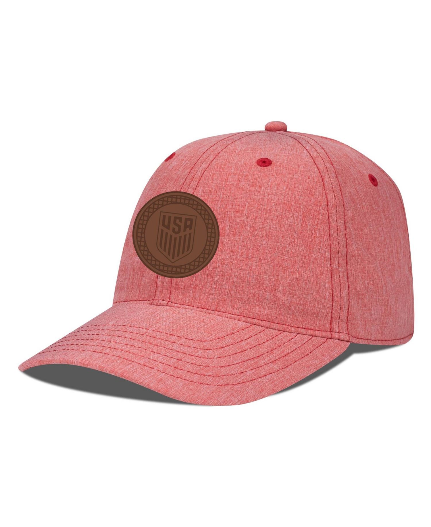 Men's Heather Red USMNT Idol Periscope Adjustable Hat
