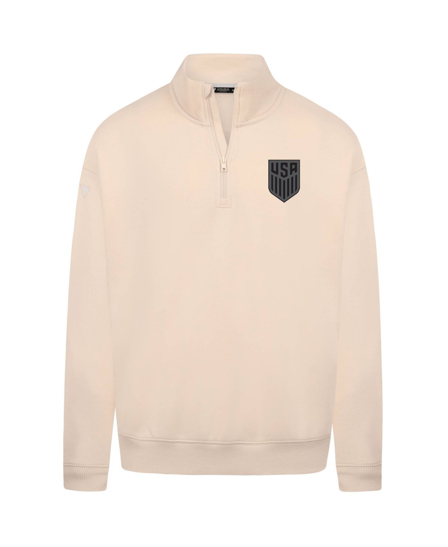 Men's Khaki USMNT Murray Quarter-Zip Sweatshirt
