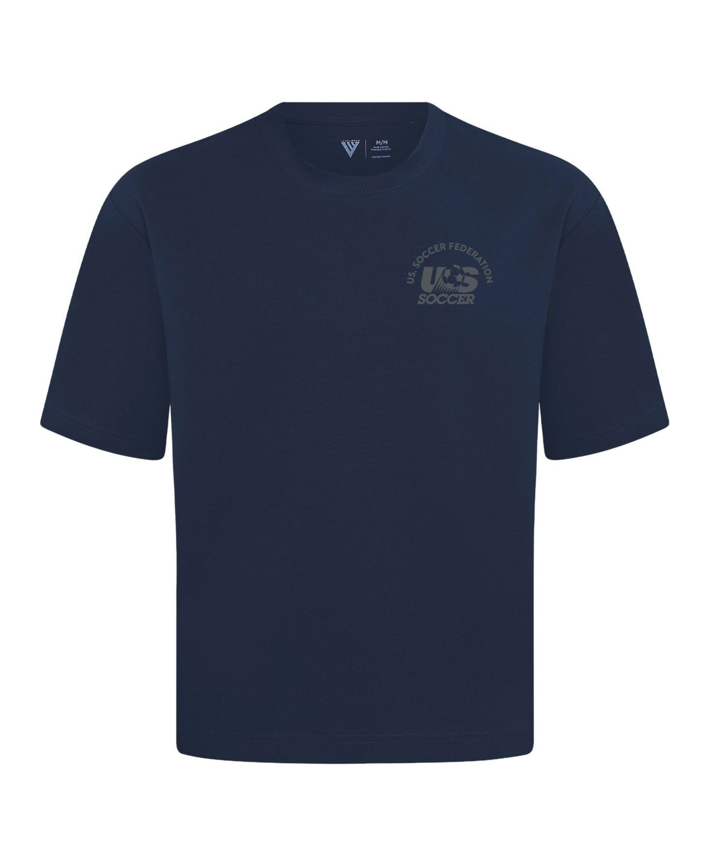 Мужская футболка LevelWear Navy Usmnt Luxe Signature Knit Transit — фото 2