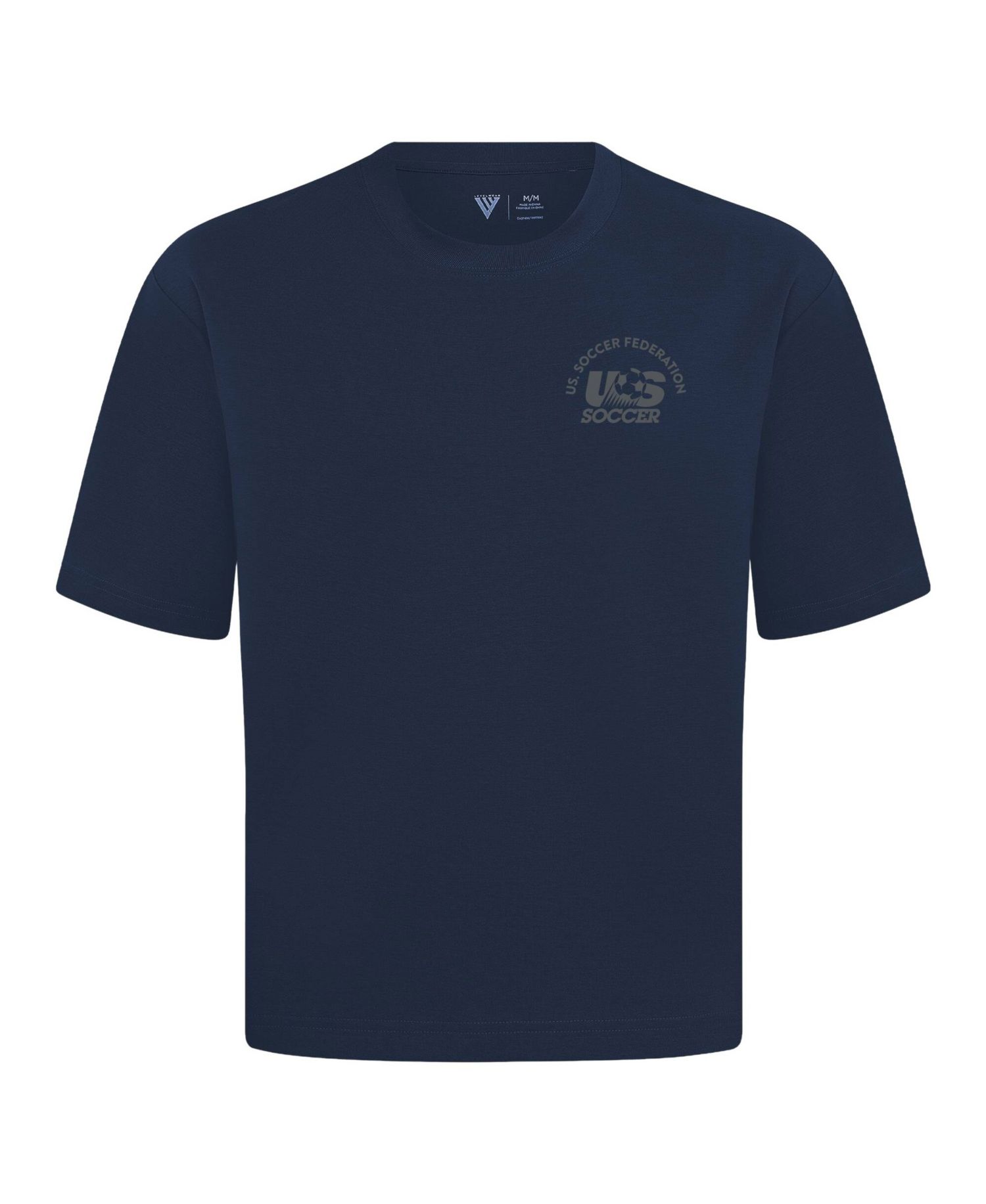 Men's Navy USMNT Luxe Signature Knit Transit T-Shirt