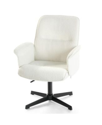 Boucle Adjustable Height Swivel Executive Office Chair