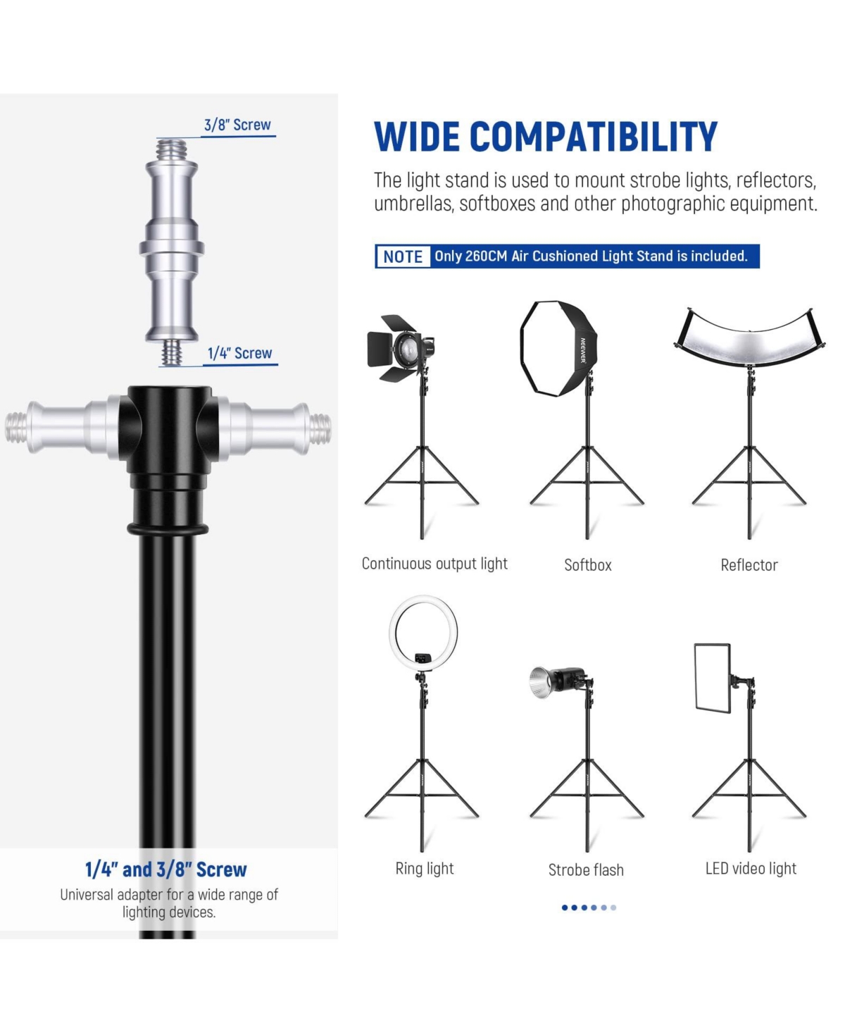 Neewer Photography Light Stand