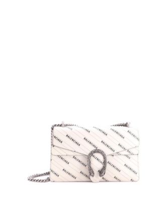 Small x Balenciaga The Hacker Project Dionysus Bag Logo Printed Leather