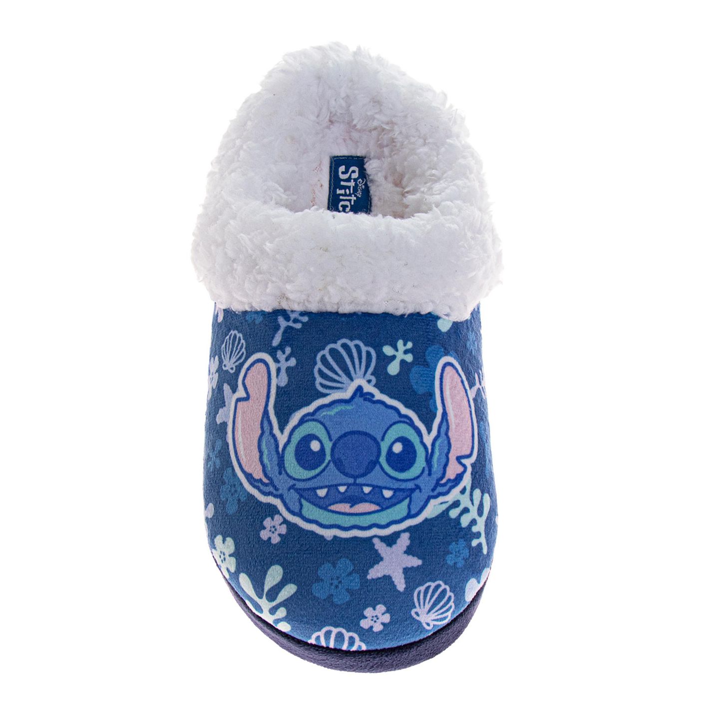 Детские домашние тапочки Disney Lilo and Stitch без застёжки, размеры 5-12, цвет: Тёмно-синий — фото 4