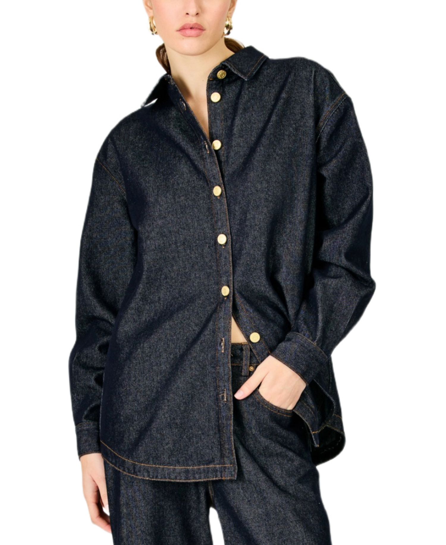 Women's Roxie Collared Oversized Shirt