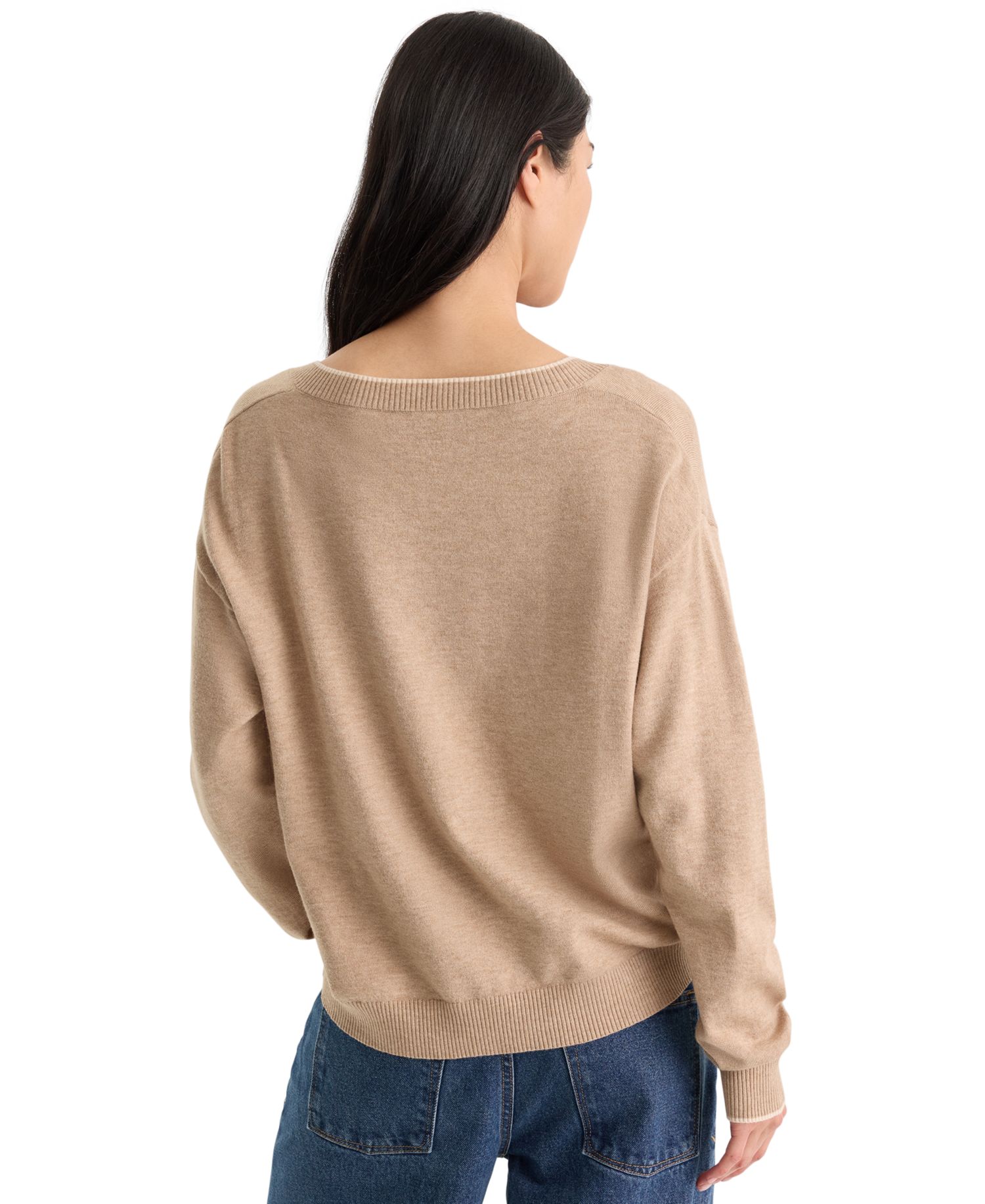Women's Cozy V-Neck Pull-On Sweater