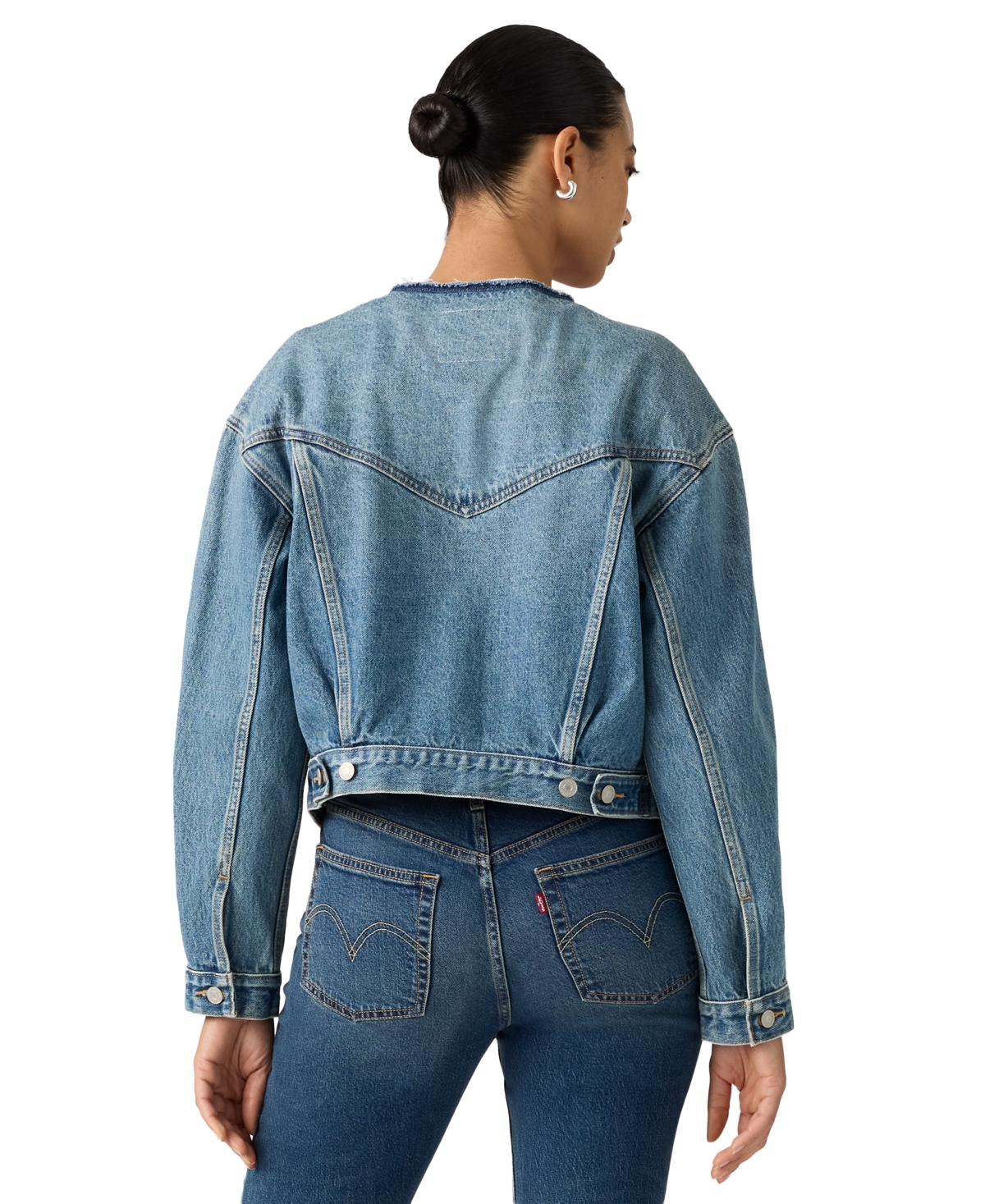 Levi's Women's 90's Collarless Shrunken Trucker Jacket