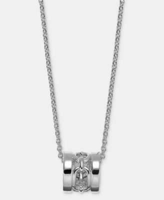 Sculptural Pendant Necklace, 15" + 3" extender