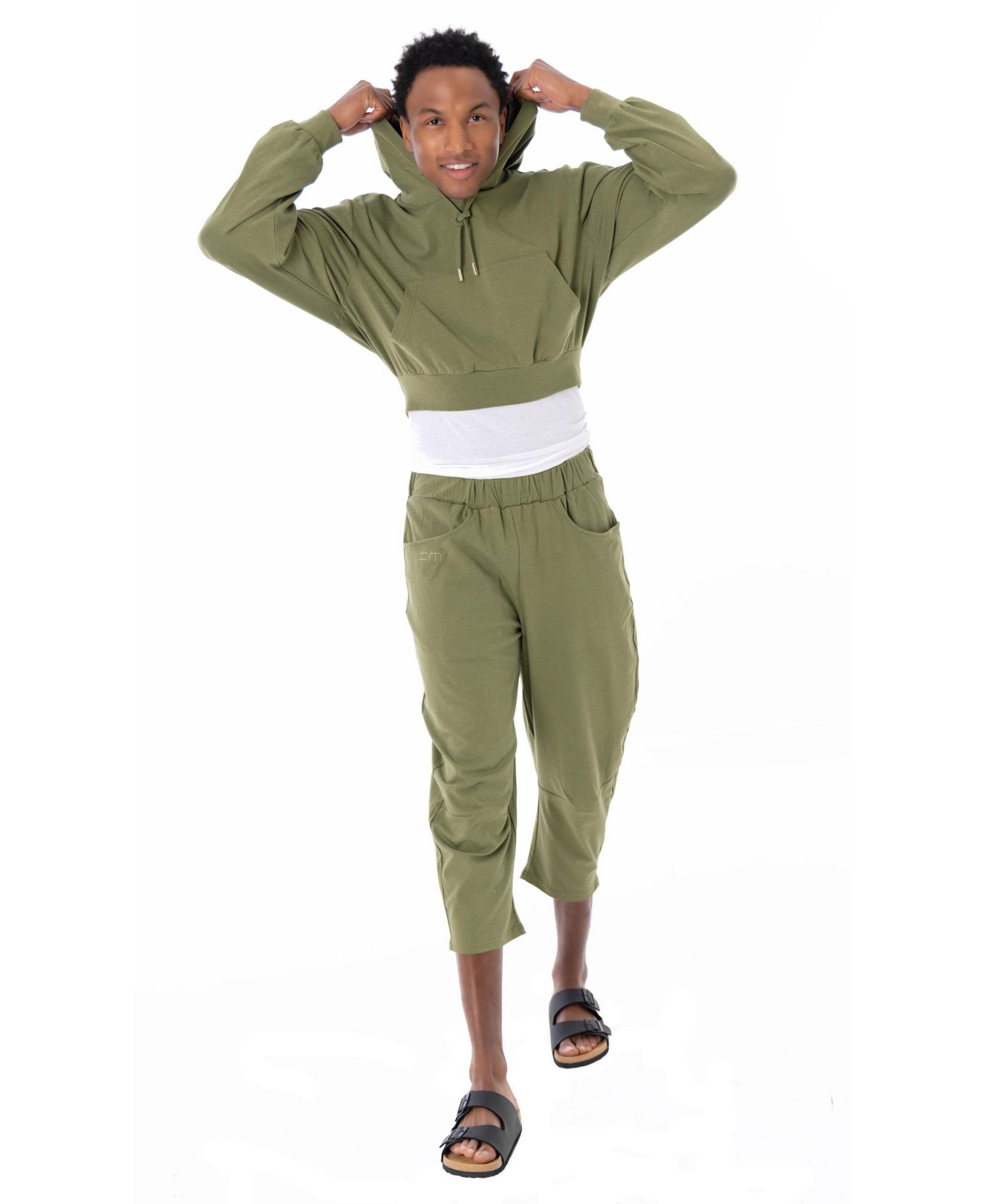 Men's Eco Crop Workout Hoodie