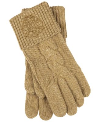 Metallic Embroidery Gloves