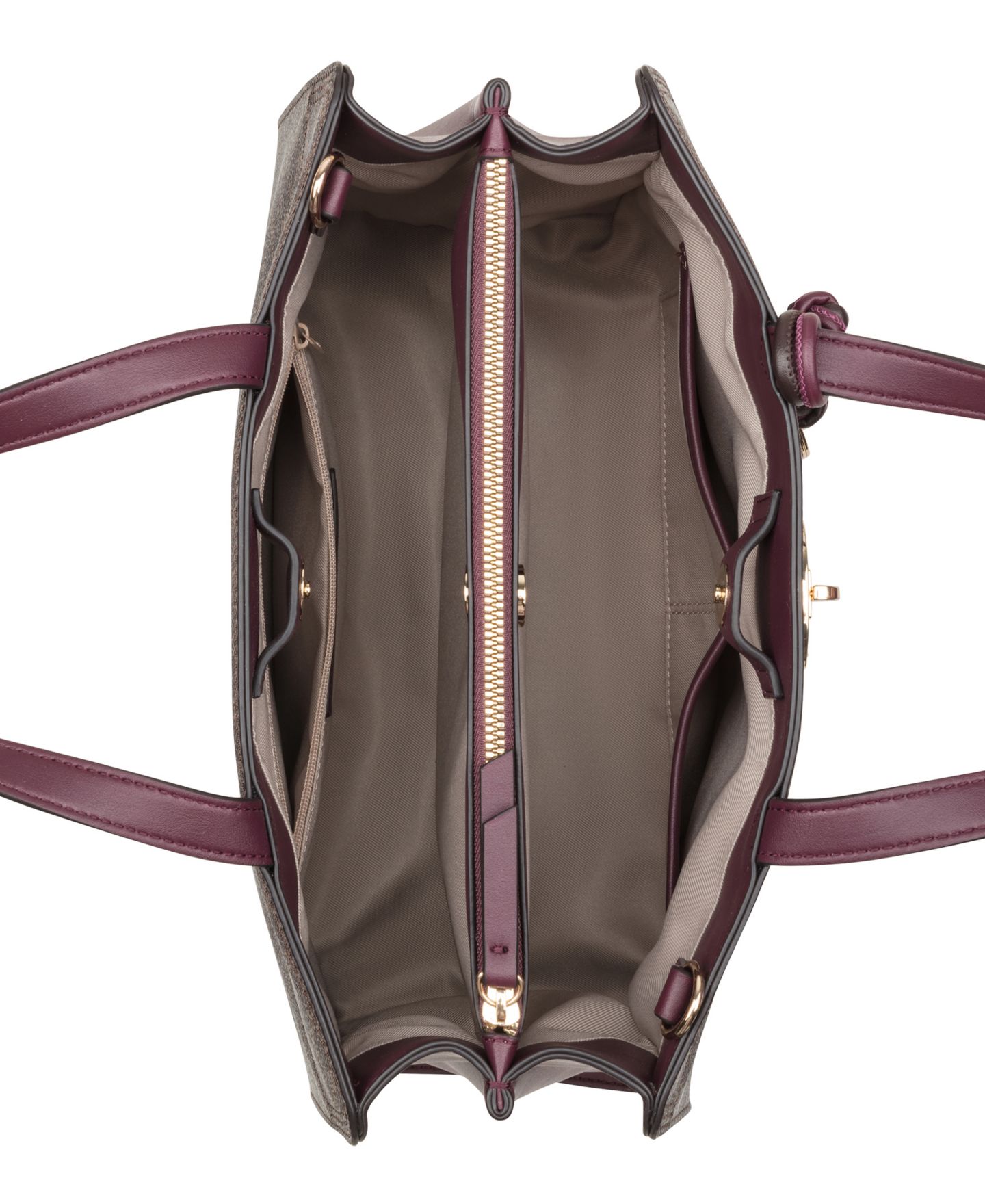Женская сумка Nine West Khora Medium Shopper Handbag, цвет: Тёмный коричневый — фото 4