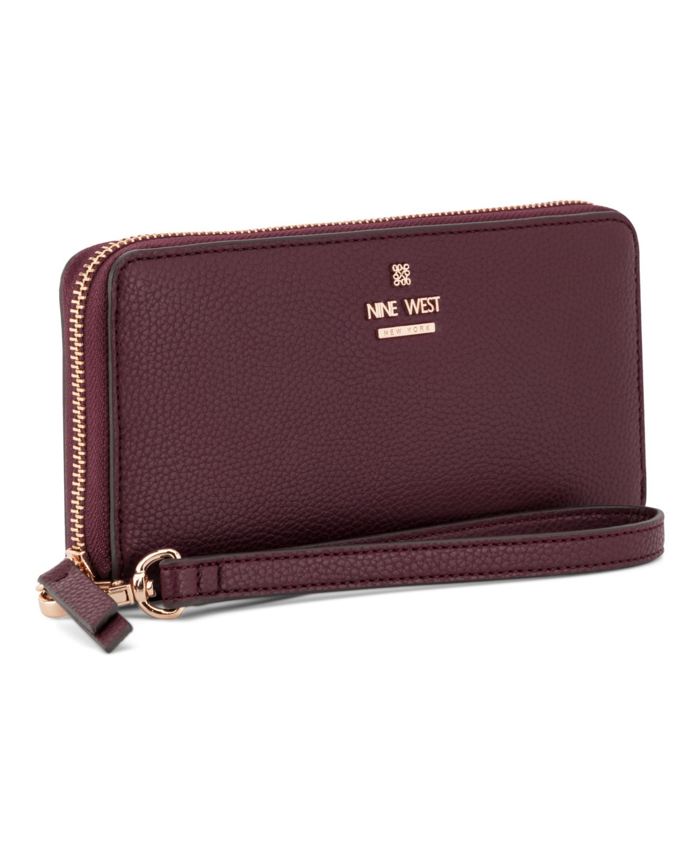 Женский клатч-браслет Nine West Luela на молнии, цвет: Boysenberry — фото 3
