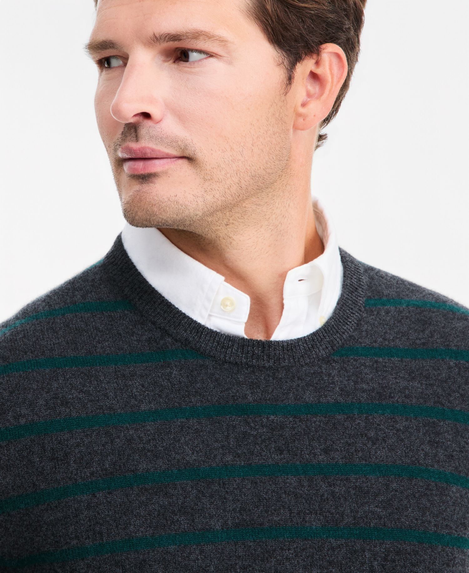 Men's Cashmere Sailor Stripe Sweater, Macy's Exclusive