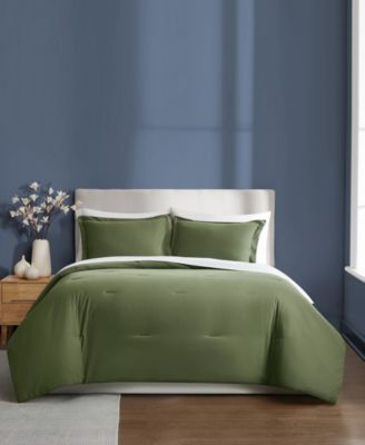 Brooklyn Loom Essential Cotton 3-Piece Comforter Set, King