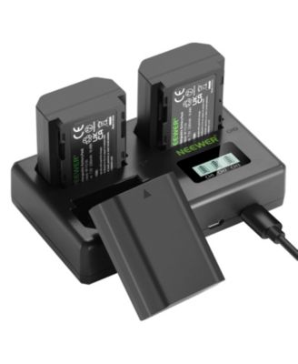 A7C Camera Battery and Charger Camera Battery and Charger with 2280mAh for Sony NP-F-series devices