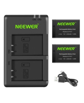 LP-E17 Camera Battery and Charger for Canon EOS R50 R100 RP R10 R8
