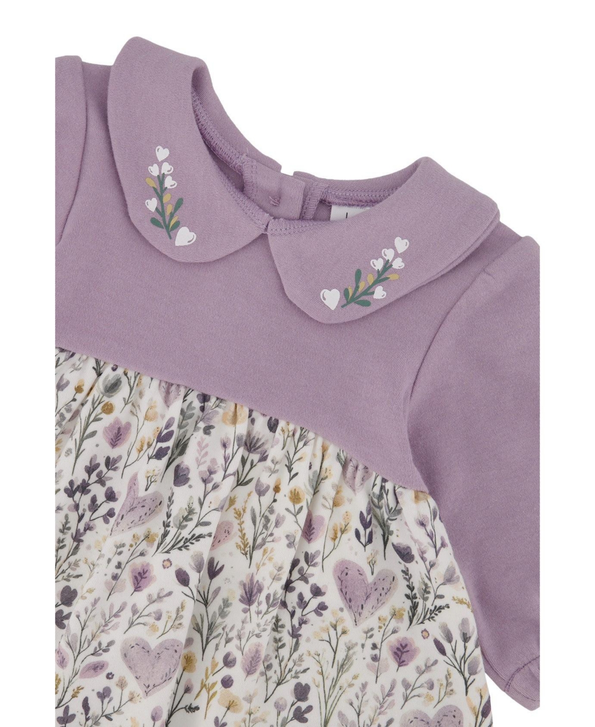 Deux par Baby Girl ( 3M to 24 M ) Cotton Dress and Legging Set with Heart Print