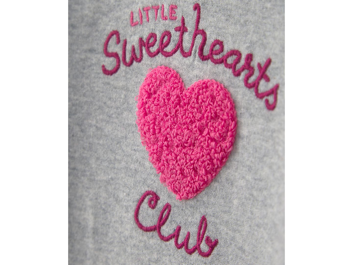 Детский комплект Carter's Little Sweethearts Club для девочки: боди и брюки, цвет: Розовый / Серый — фото 4