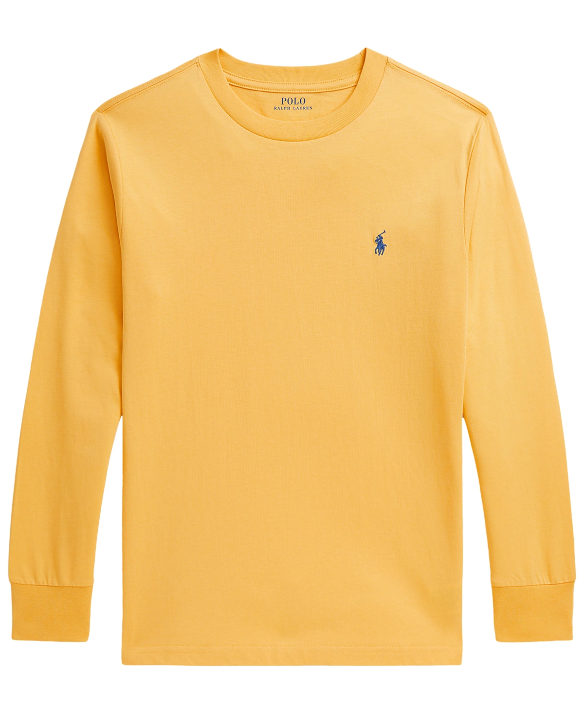 Polo Ralph Lauren Big Boys Cotton Jersey Long-Sleeve T-shirts - Beach Yellow