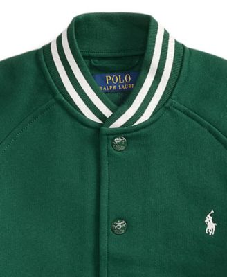 Polo Ralph Lauren Boys' 8-20 Seasonal Fleece-Raglan Jacket - Macy's