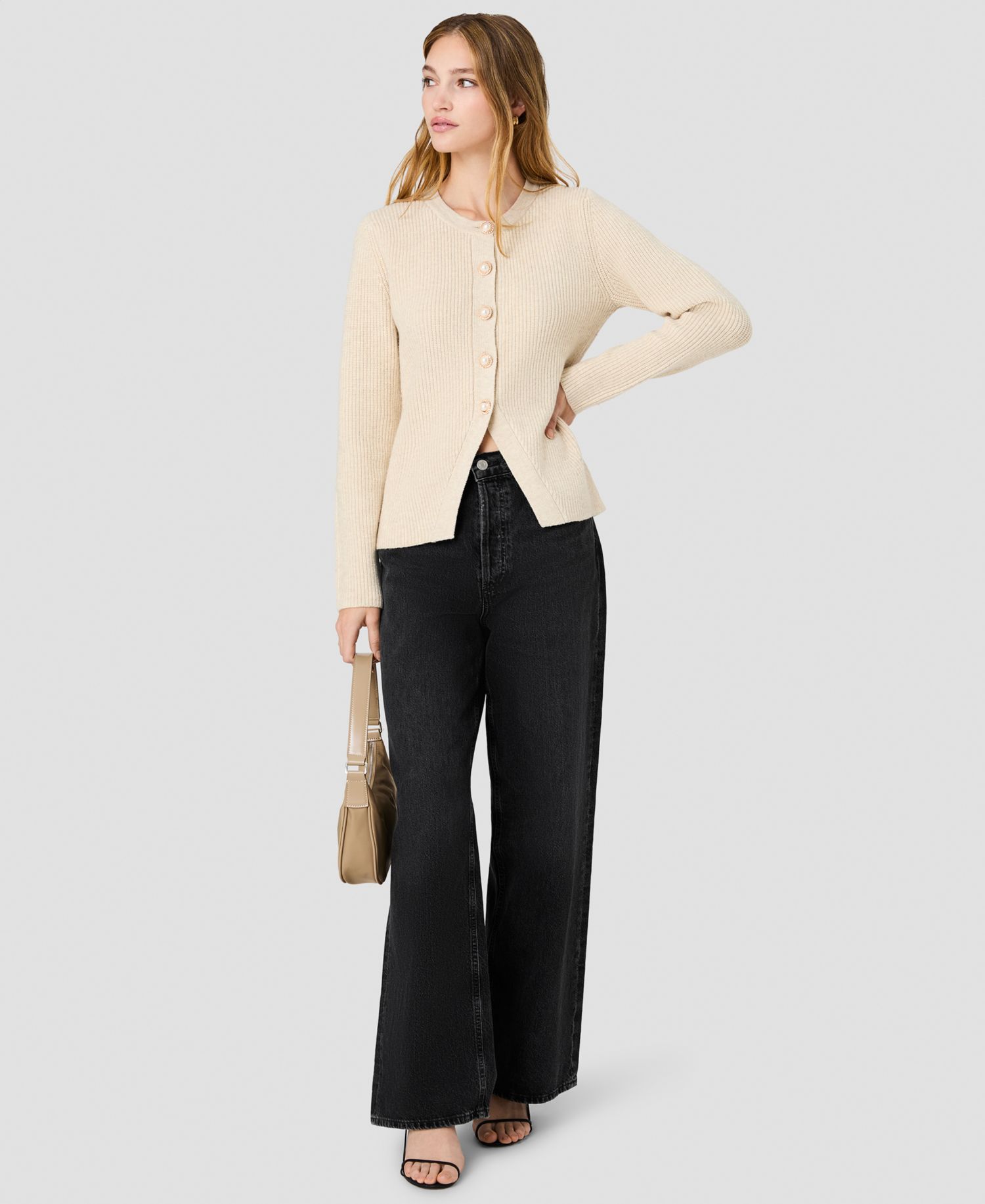 Women's Marley Jewel Neck Button-Front Cardigan