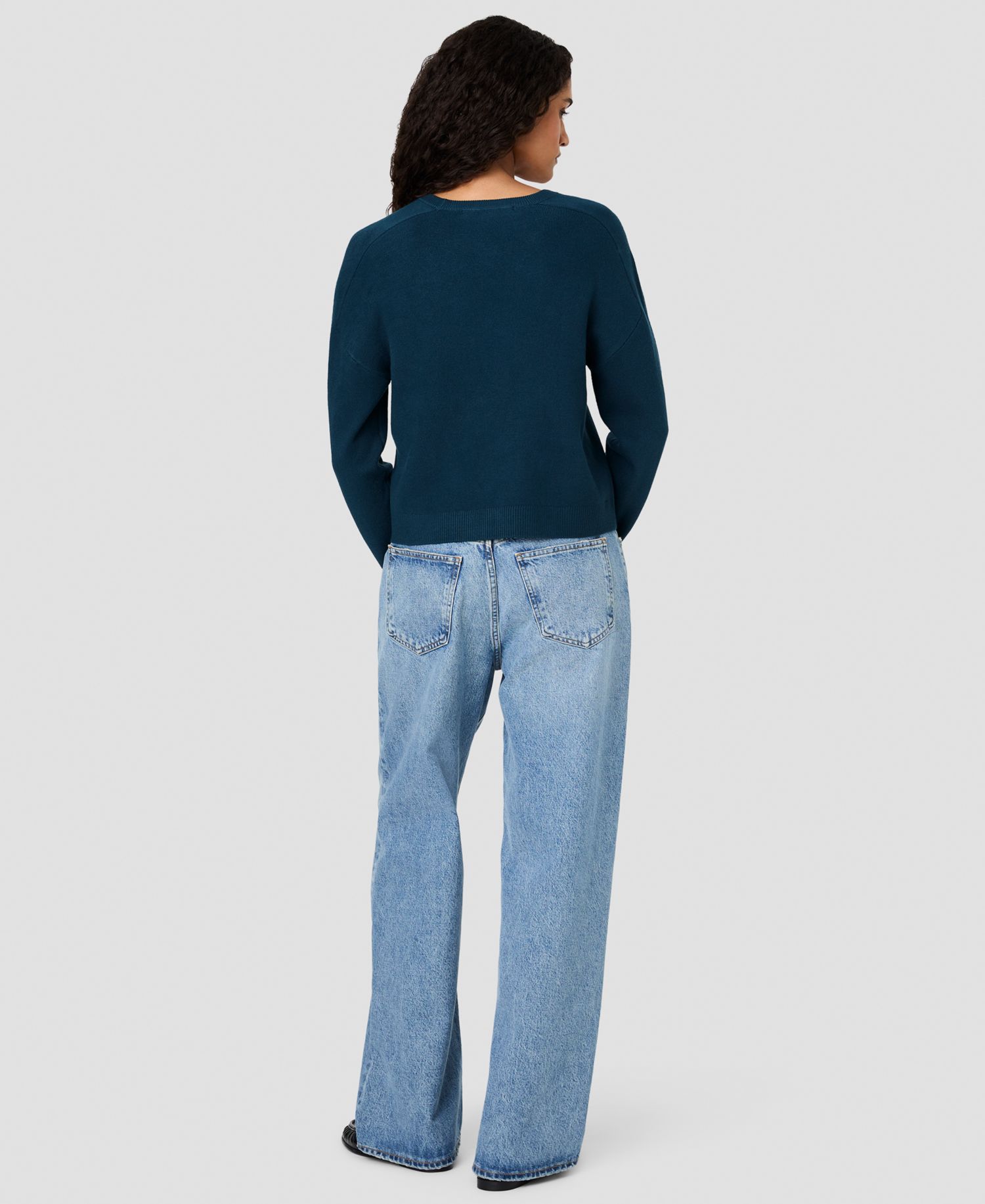 Women's Babysoft Oversized Crewneck Long-Sleeve Sweater