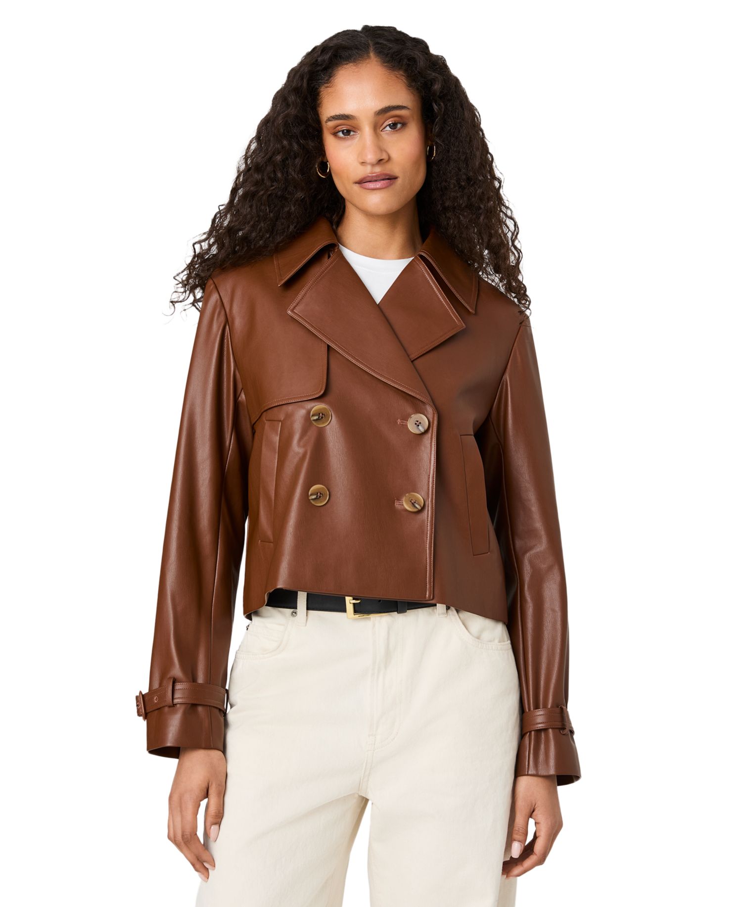 Women's Porto Button-Front Cropped Jacket