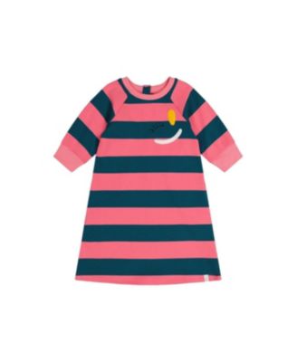 Toddler Girls (2T-5T) Engineer Stripe Dress