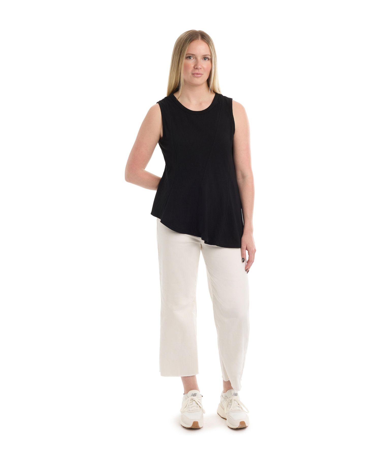 Women's Asymmetric Seam Shell Tee