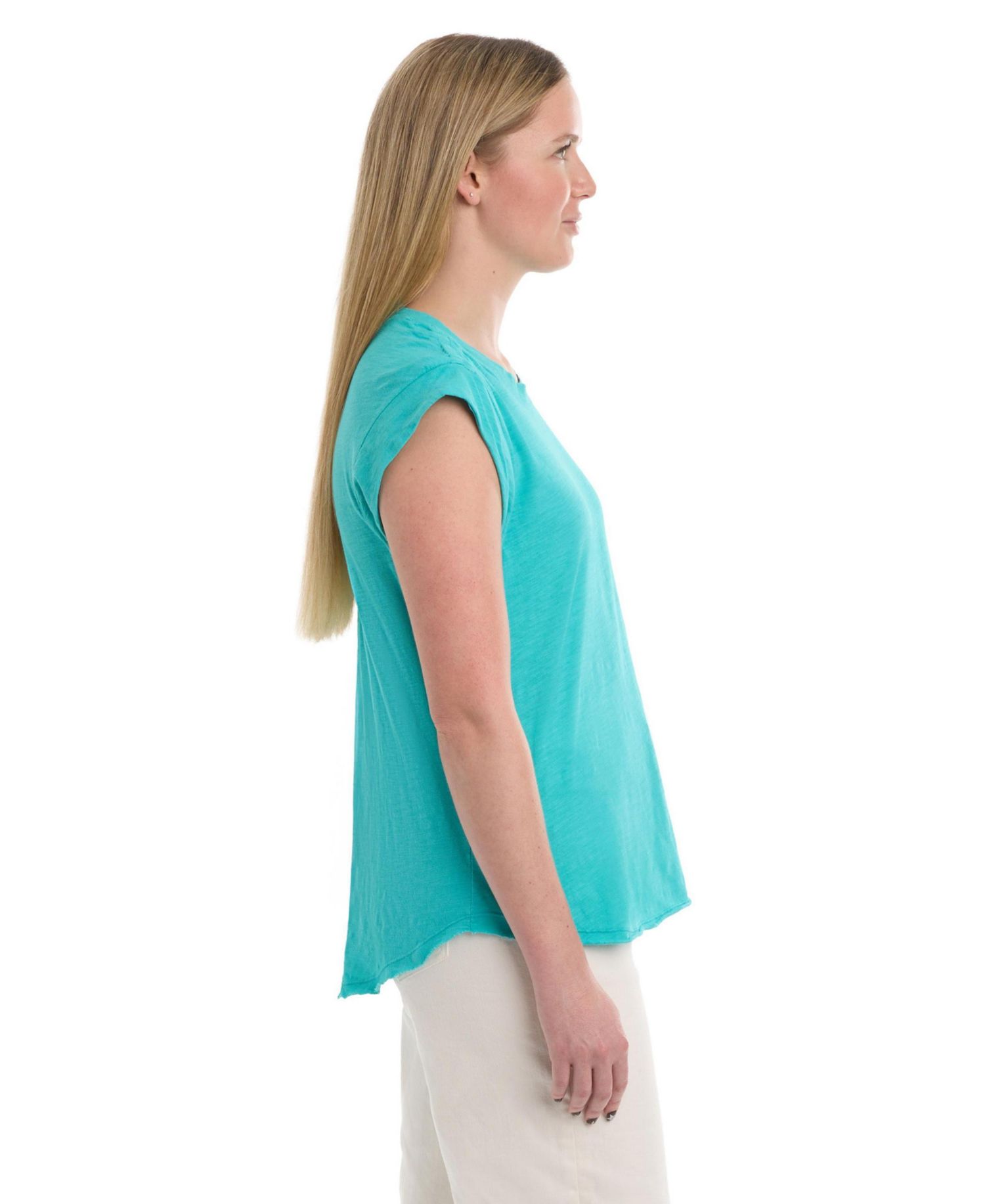 Women's Ruched Shoulder Tee