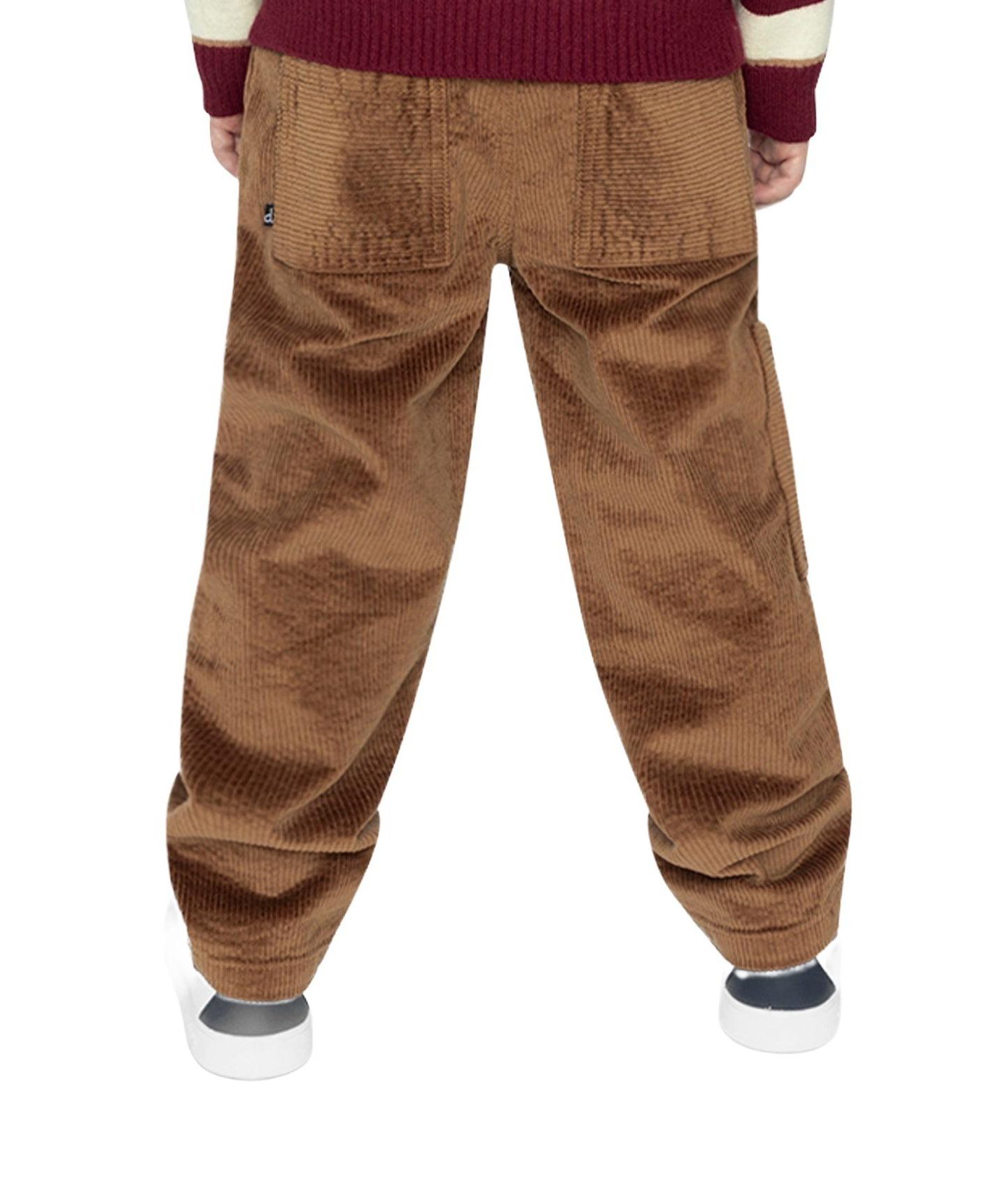 Брюки Deux par Deux Stretch Corduroy with Cargo Pocket для мальчиков-малышей, цвет: Коричневый — фото 5