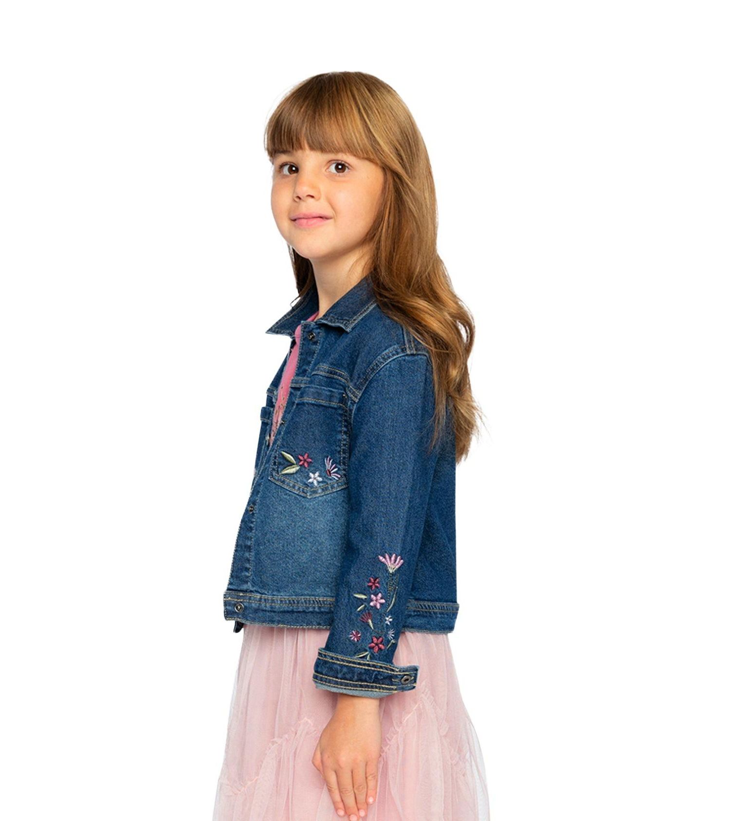 Girl's (6-14) Denim Jacket