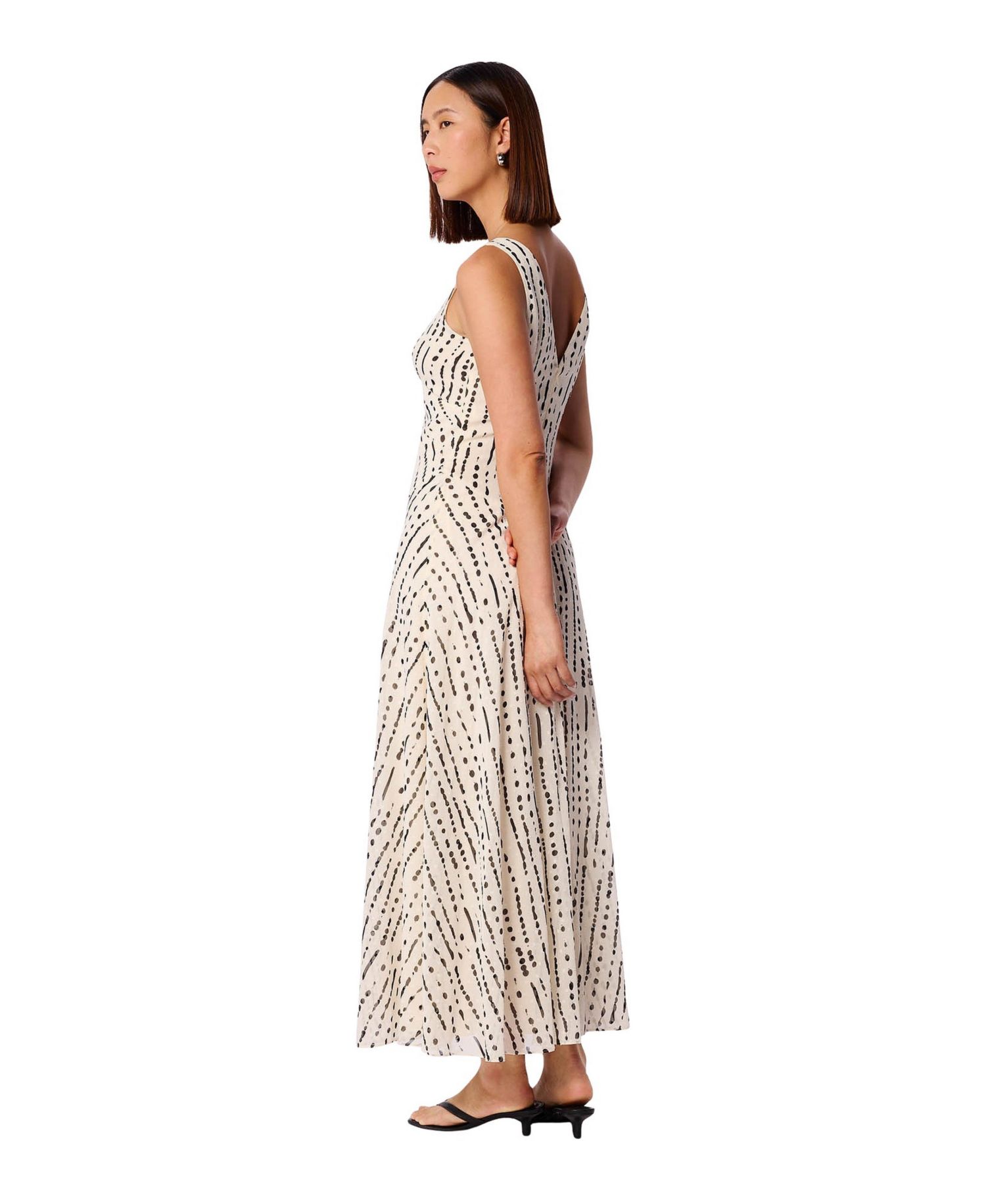 Women's Dashed Spot Dobby Maxi Dress