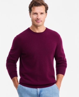 Men's Crewneck 100% Cashmere Sweater