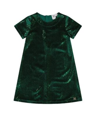Little and Big Girl 6-14Y Short Sleeve A Line Dress