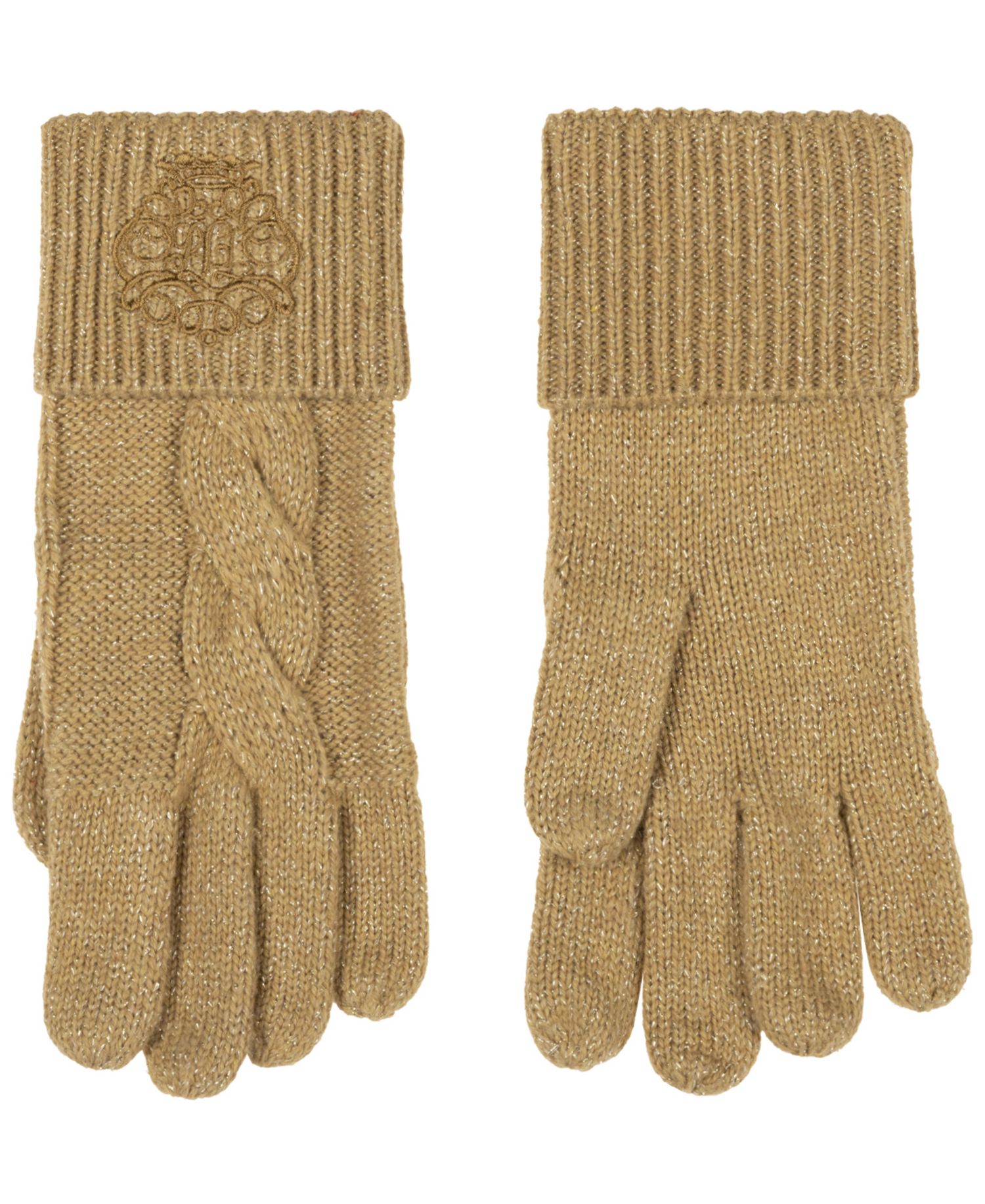 Metallic Embroidery Gloves