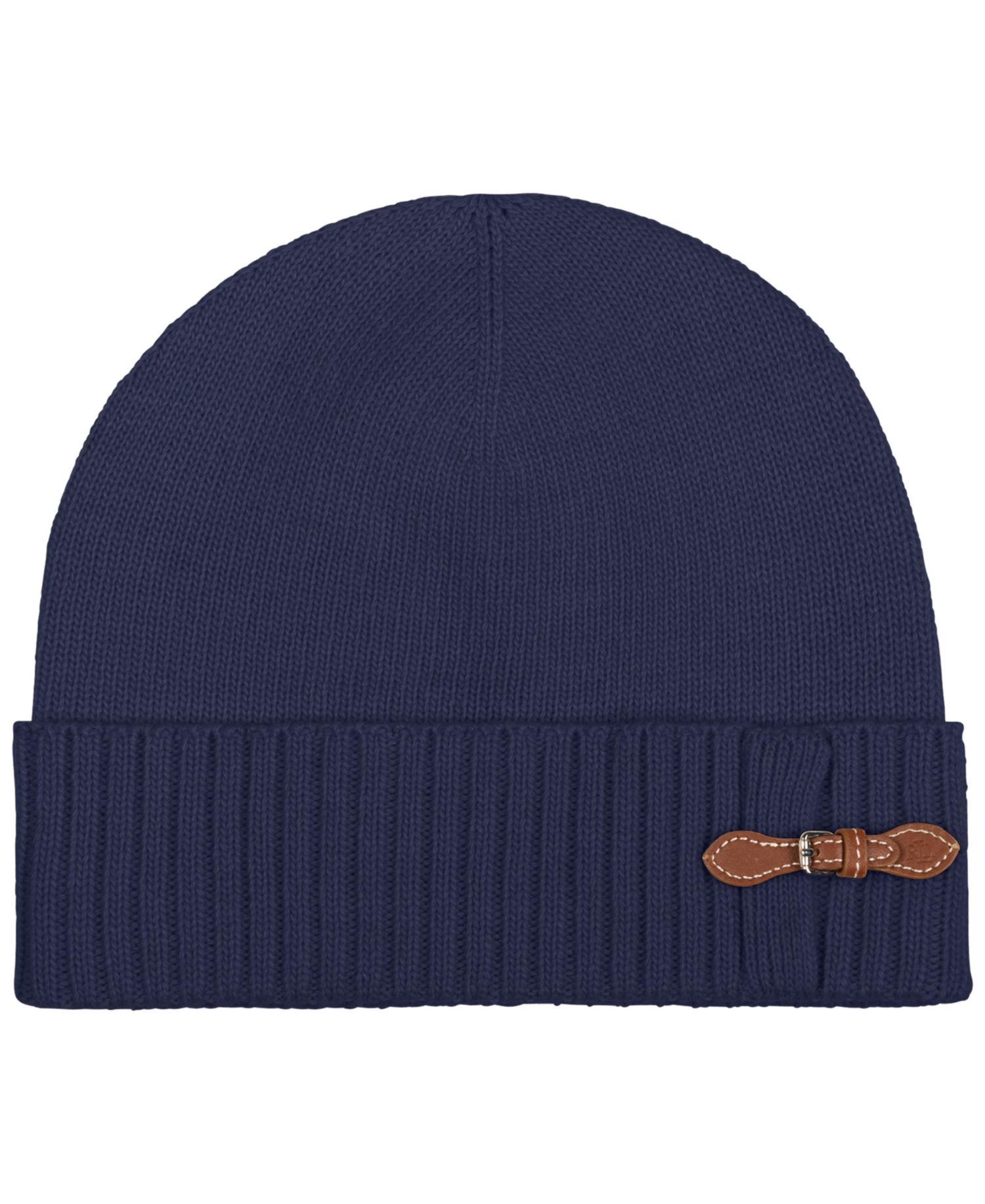 Equestrian Buckle Merino Knit Hat