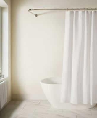 Linen-Look Shower Curtain, 72" x 72"
