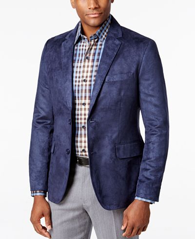 Tasso Elba Men's Microsuede Sport Coat, Only at Macy's