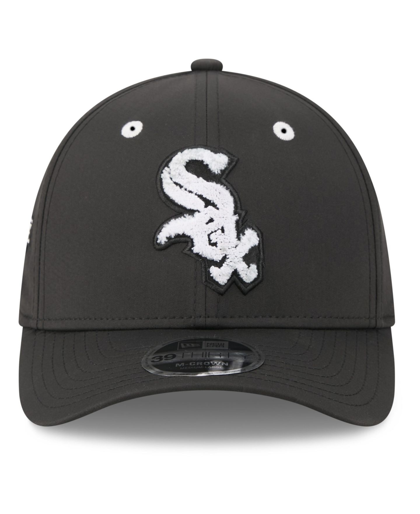 Мужская кепка New Era Black Chicago White Sox 2026 MLB All-Star Game Workout 39THIRTY M-Crown Flex Hat — фото 2