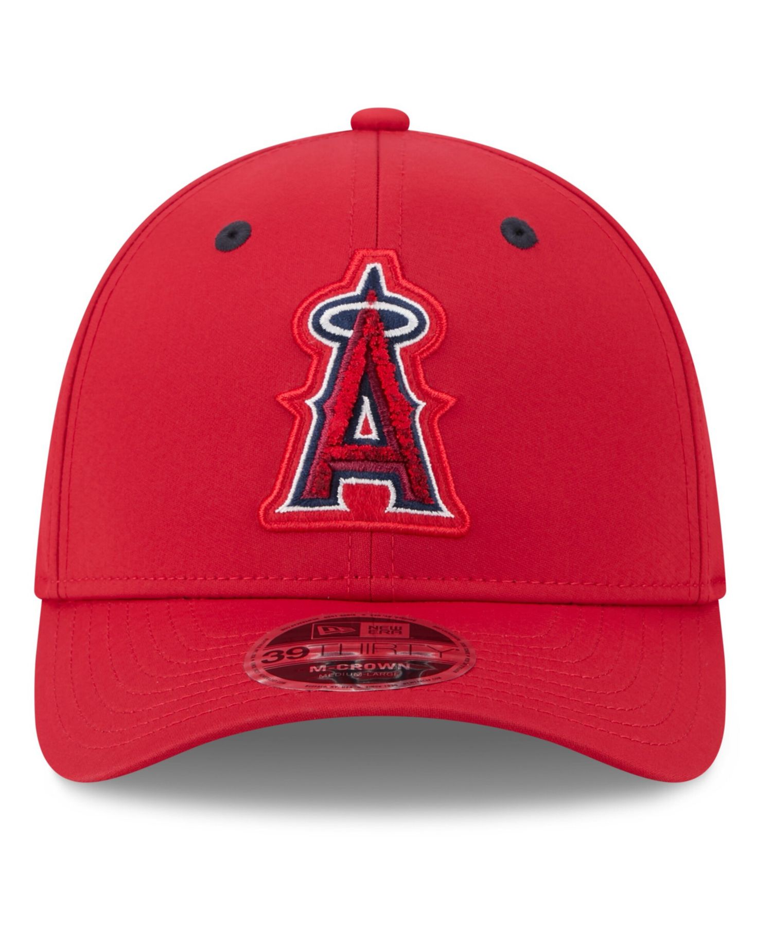 Men's Red Los Angeles Angels 2026 MLB All-Star Game Workout 39THIRTY M-Crown Flex Hat
