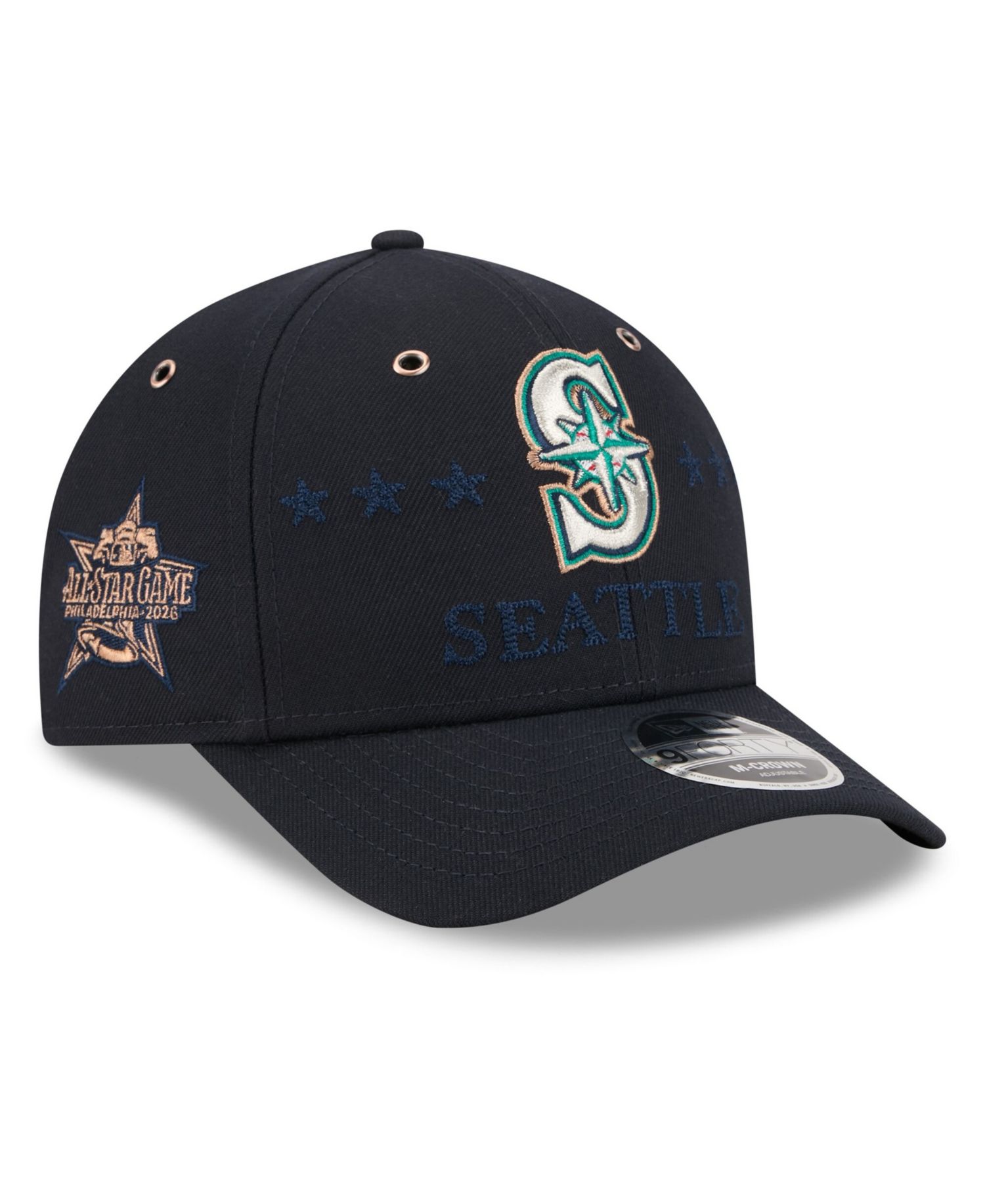Men's Navy Seattle Mariners 2026 MLB All-Star Game 9FORTY Adjustable Hat