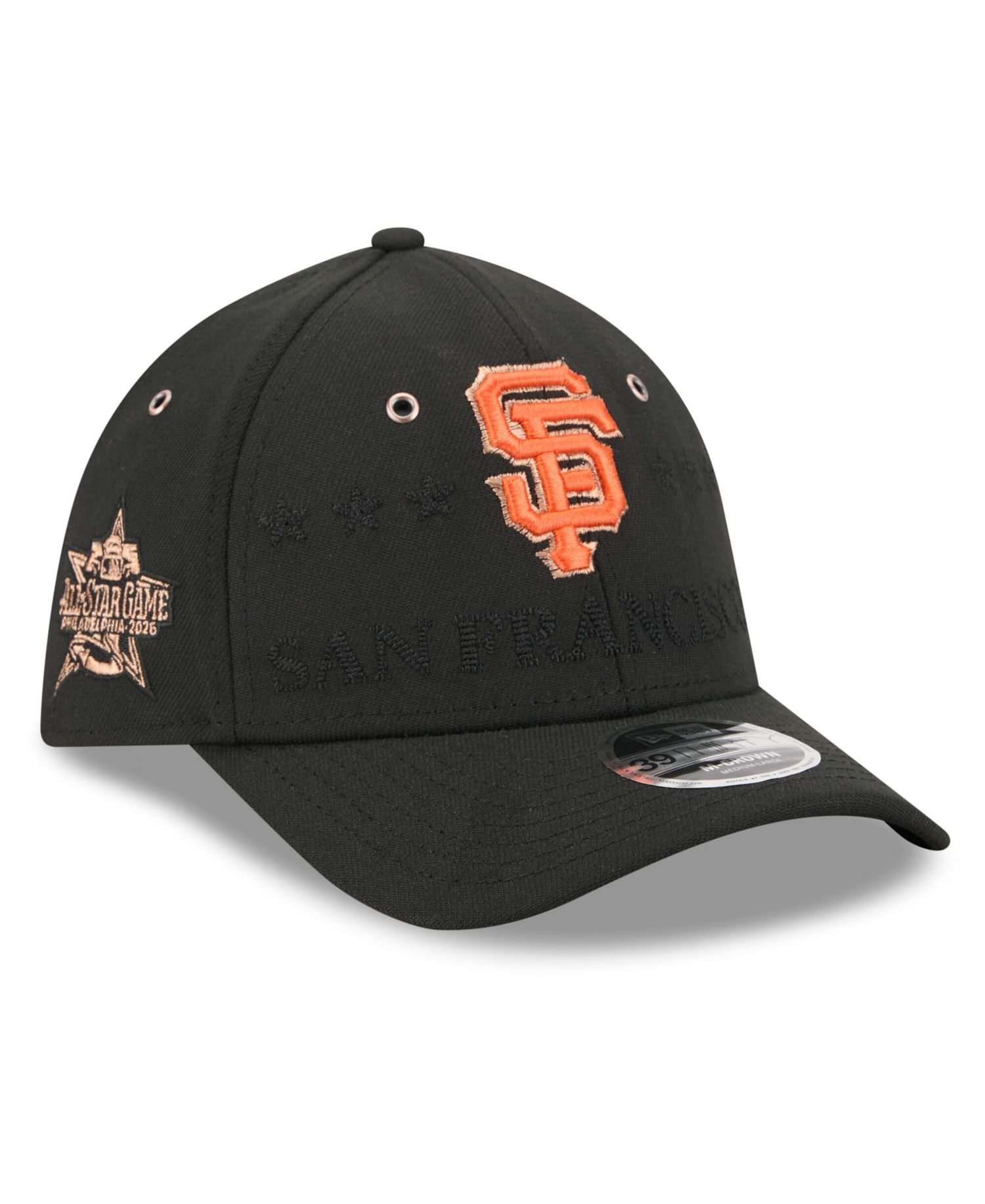 Men's Black San Francisco Giants 2026 MLB All-Star Game 39THIRTY Flex Hat